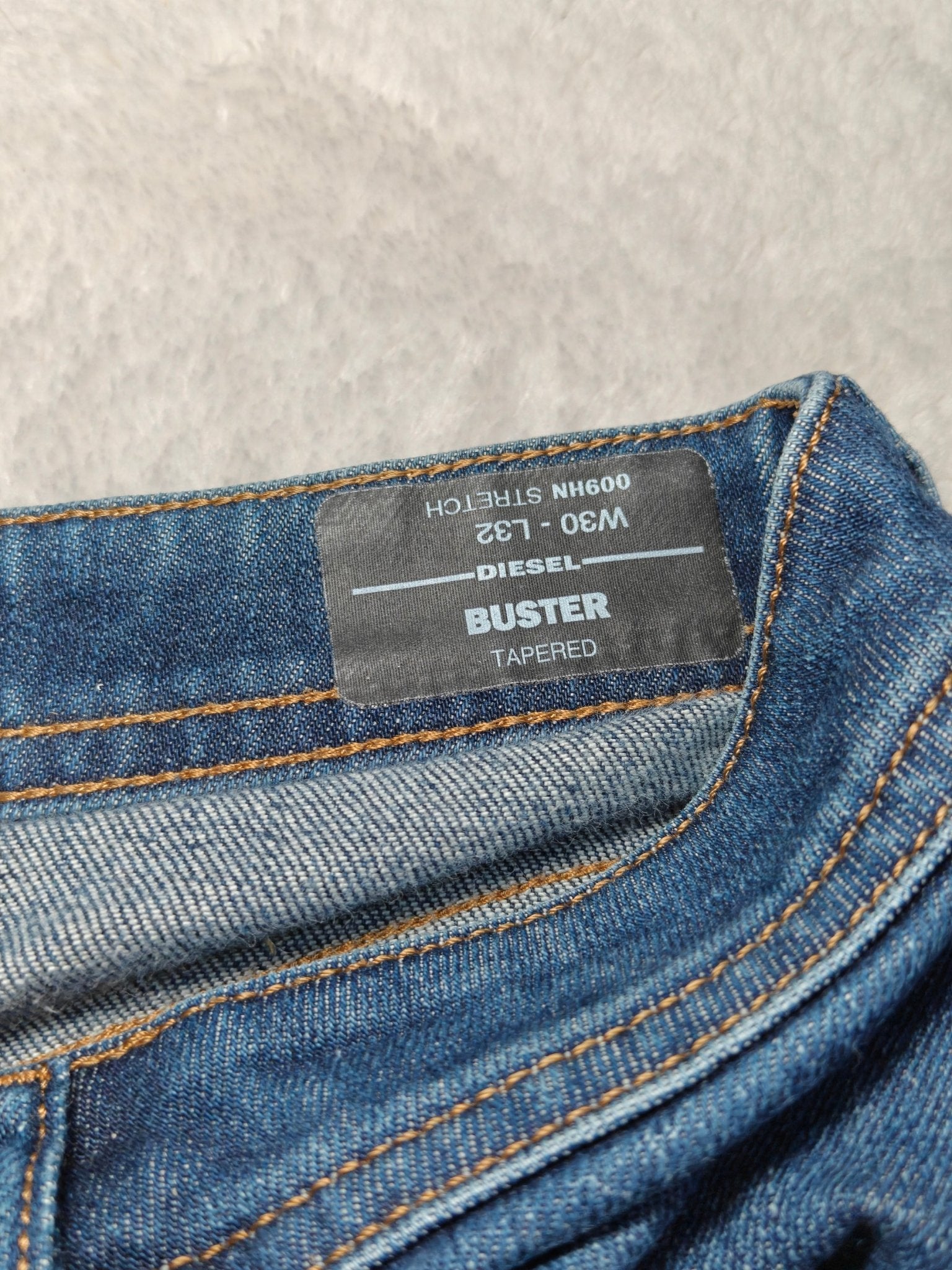 Men Diesel Buster Blue Wash 009HN Tapered W30 L32 Jeans
