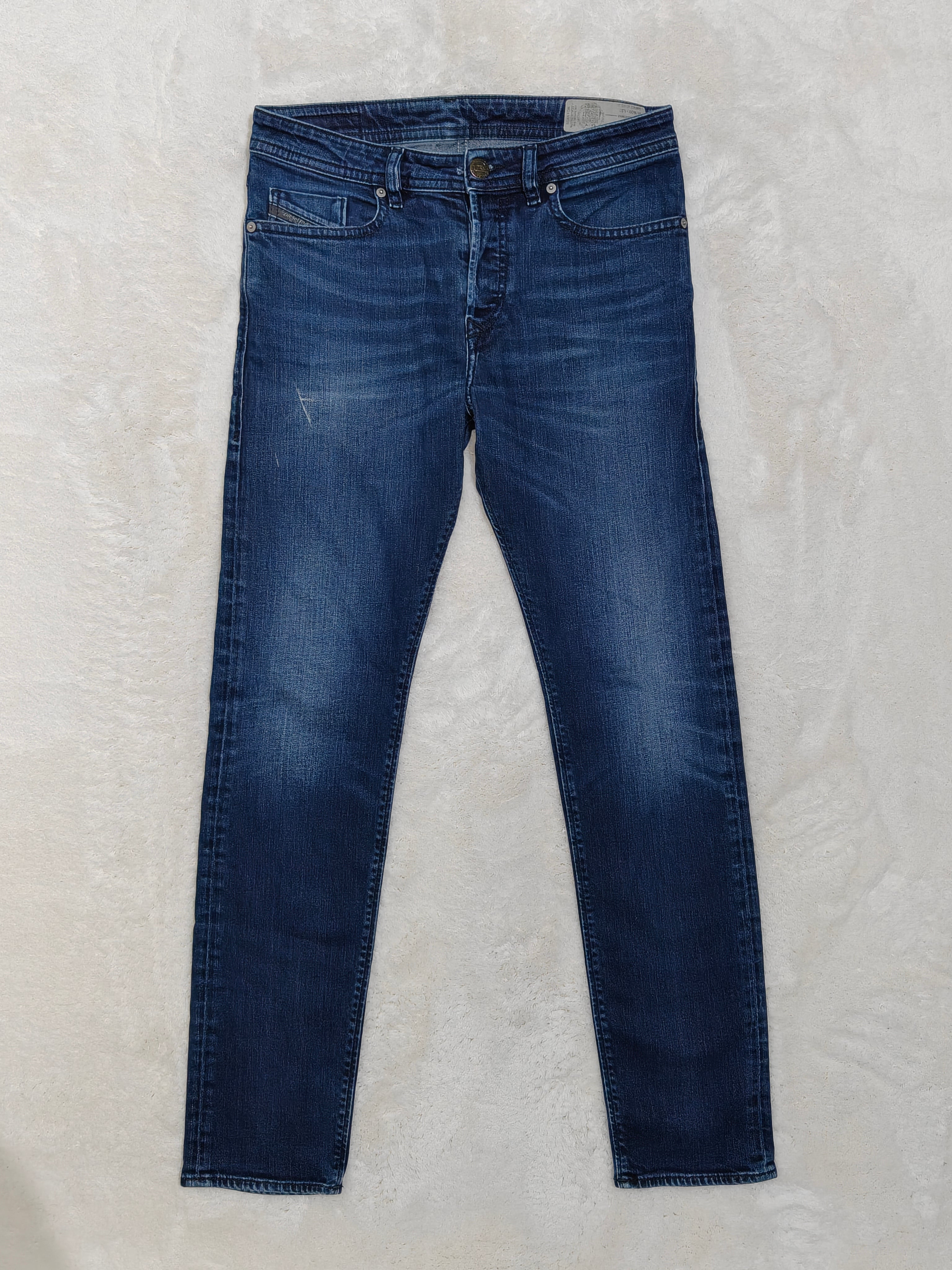 Men Diesel Buster Blue Wash 084VG Slim Tapered W30 L32 Jeans
