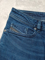 Men Diesel Buster Blue Wash 084VG Slim Tapered W30 L32 Jeans