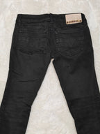 Women Diesel Cuddy Black Wash 0033Z Skinny Cropped W25 (EU 34/XS) Jeans