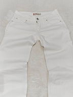 Women Levi's 570 White Straight W26 L34 (EU 36/S) Jeans