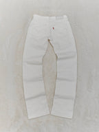 Women Levi's 570 White Straight W26 L34 (EU 36/S) Jeans