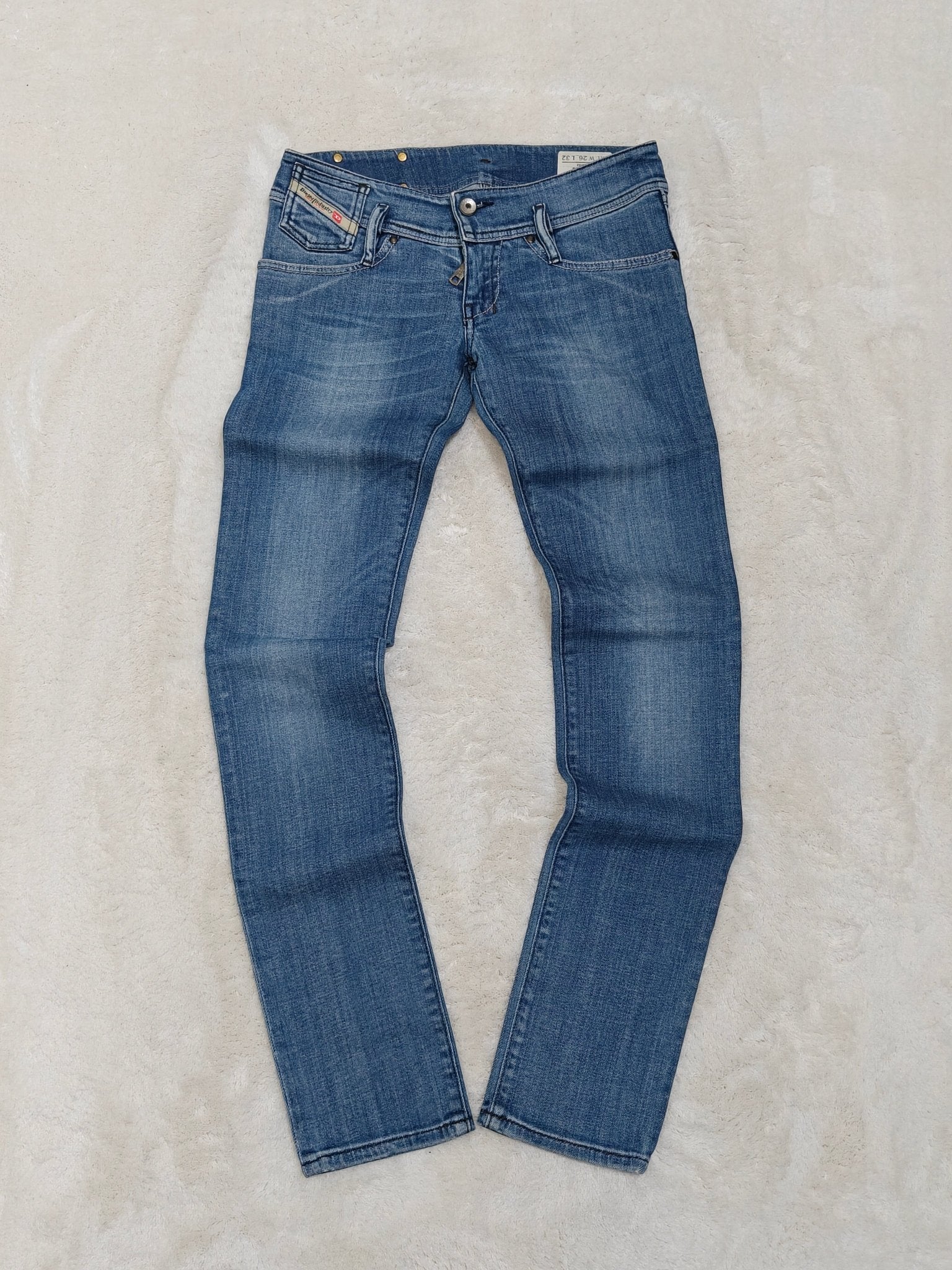 Women Diesel Matic Blue Wash 0081G Slim W26 L32 (EU 36/S) Jeans