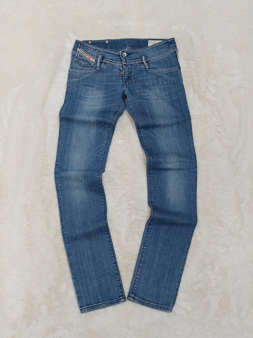 Women Diesel Matic Blue Wash 0081G Slim W26 L32 (EU 36/S) Jeans