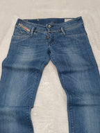 Women Diesel Matic Blue Wash 0081G Slim W26 L32 (EU 36/S) Jeans