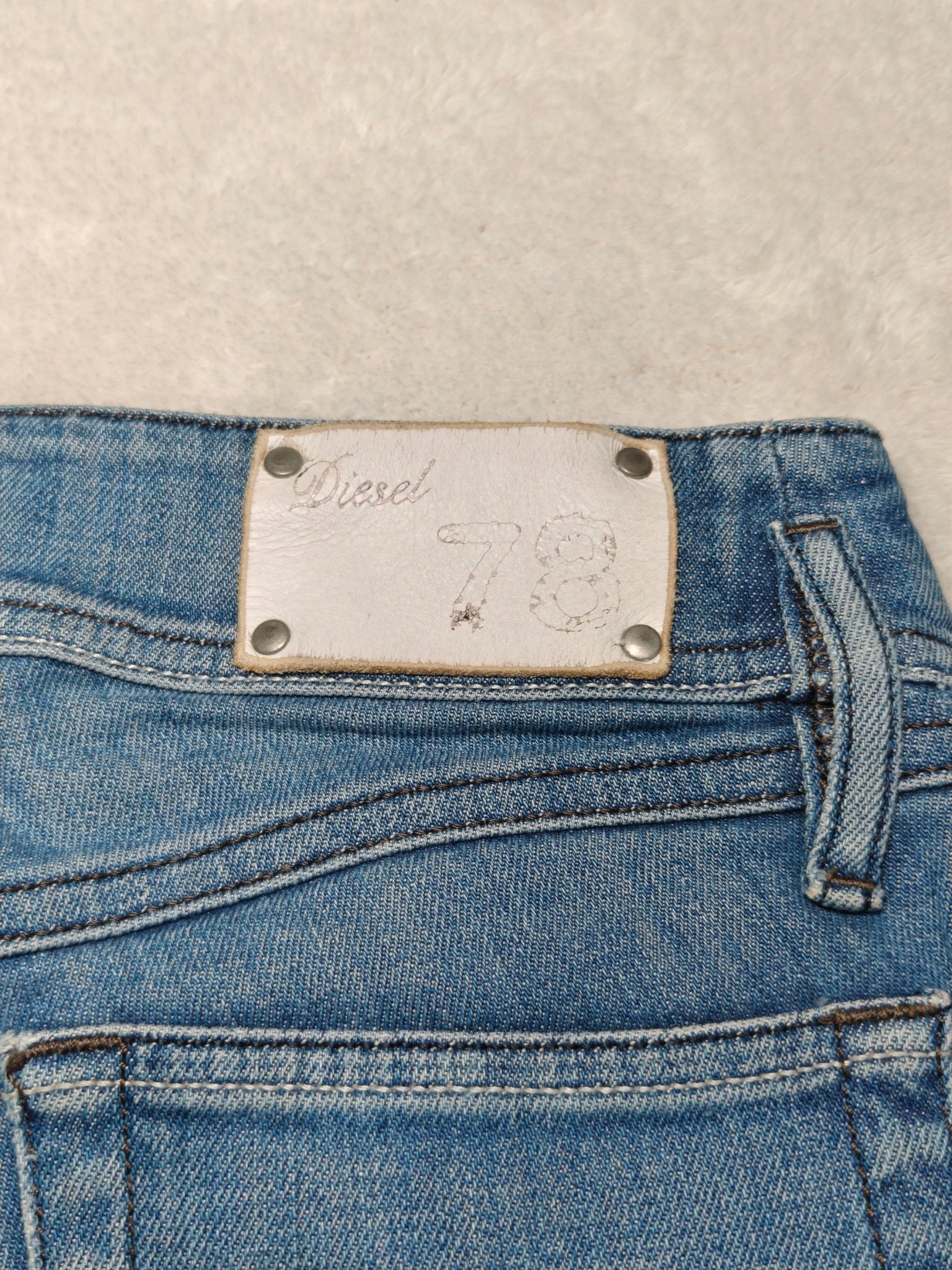 Women Diesel Matic Blue Wash 0081G Slim W26 L32 (EU 36/S) Jeans