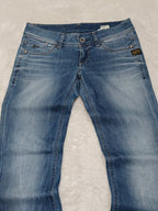 Women G - Star Lynn Blue Straight W28 L34 (EU 38/M) Jeans