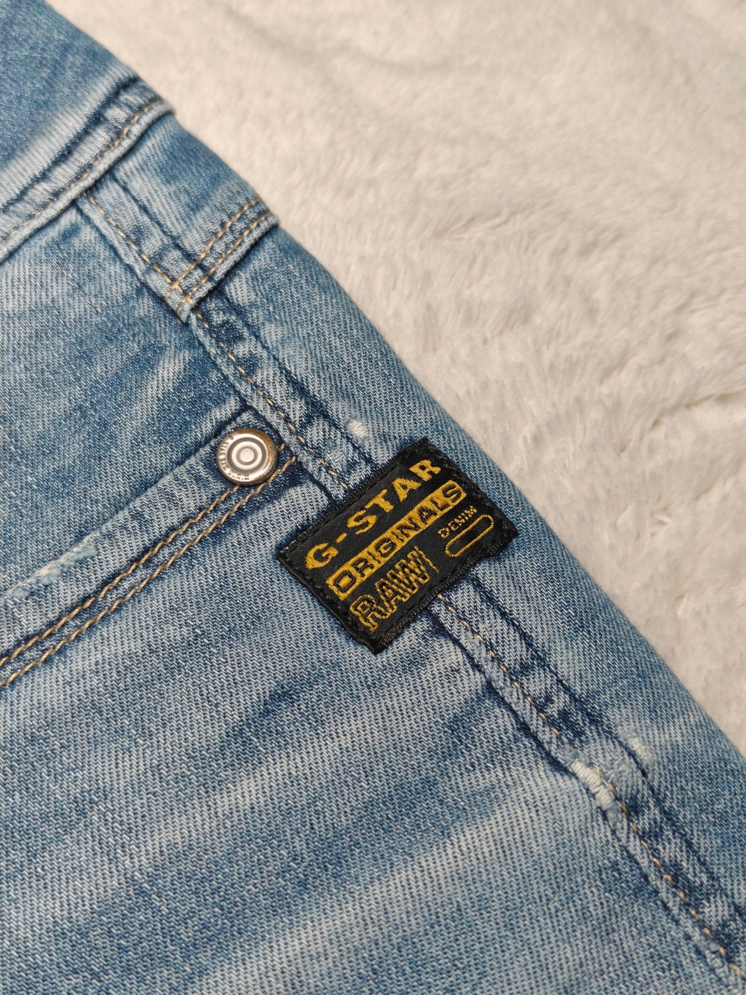 Women G - Star Lynn Blue Straight W28 L34 (EU 38/M) Jeans