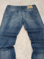 Women G - Star Lynn Blue Straight W28 L34 (EU 38/M) Jeans