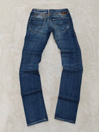 Women Diesel Clush Blue Wash 0070U Straight Slim W26 L34 (EU 36/S) Jeans