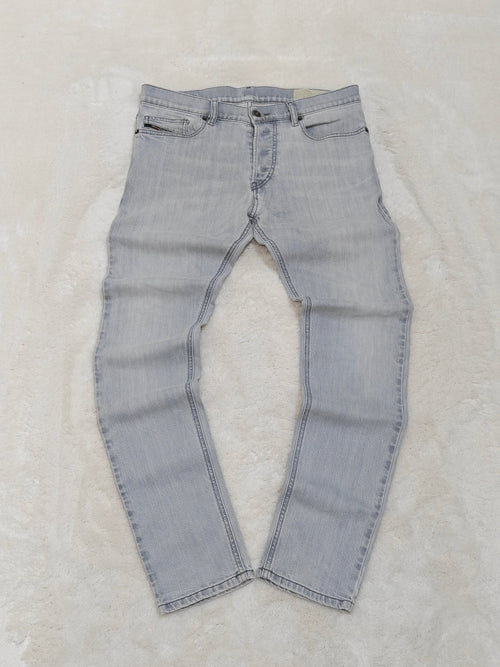 Men Diesel D - Luster Grey Wash 0095K Slim W30 L30 Jeans