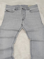 Men Diesel D - Luster Grey Wash 0095K Slim W30 L30 Jeans