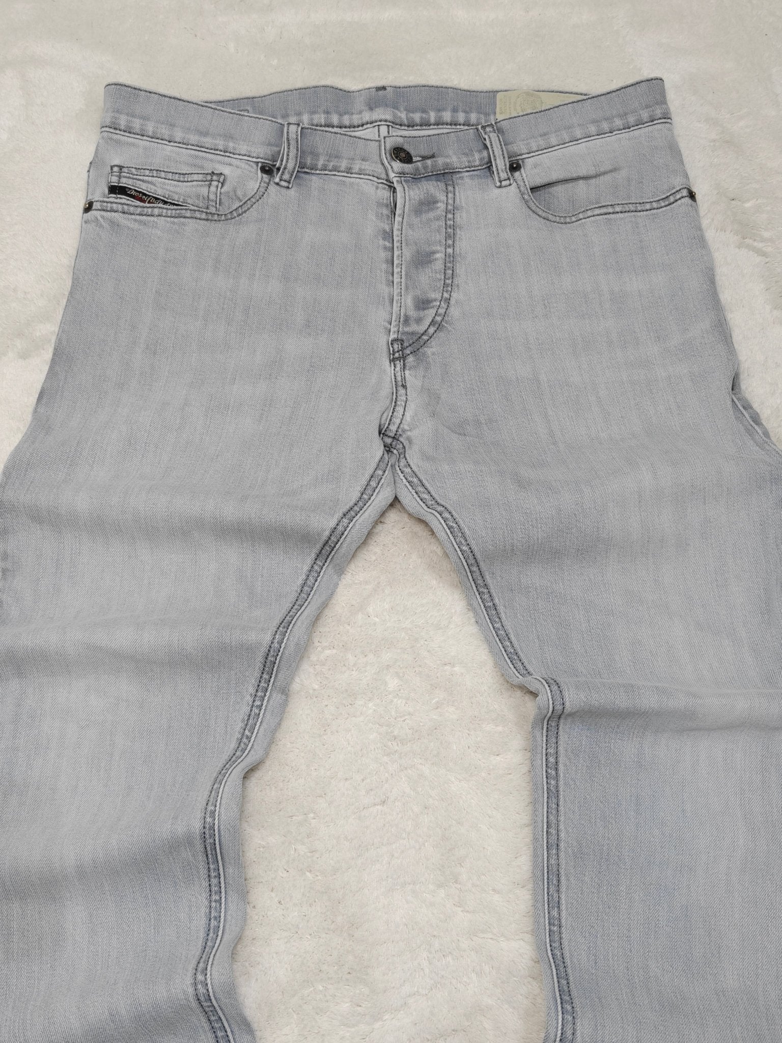 Men Diesel D - Luster Grey Wash 0095K Slim W30 L30 Jeans