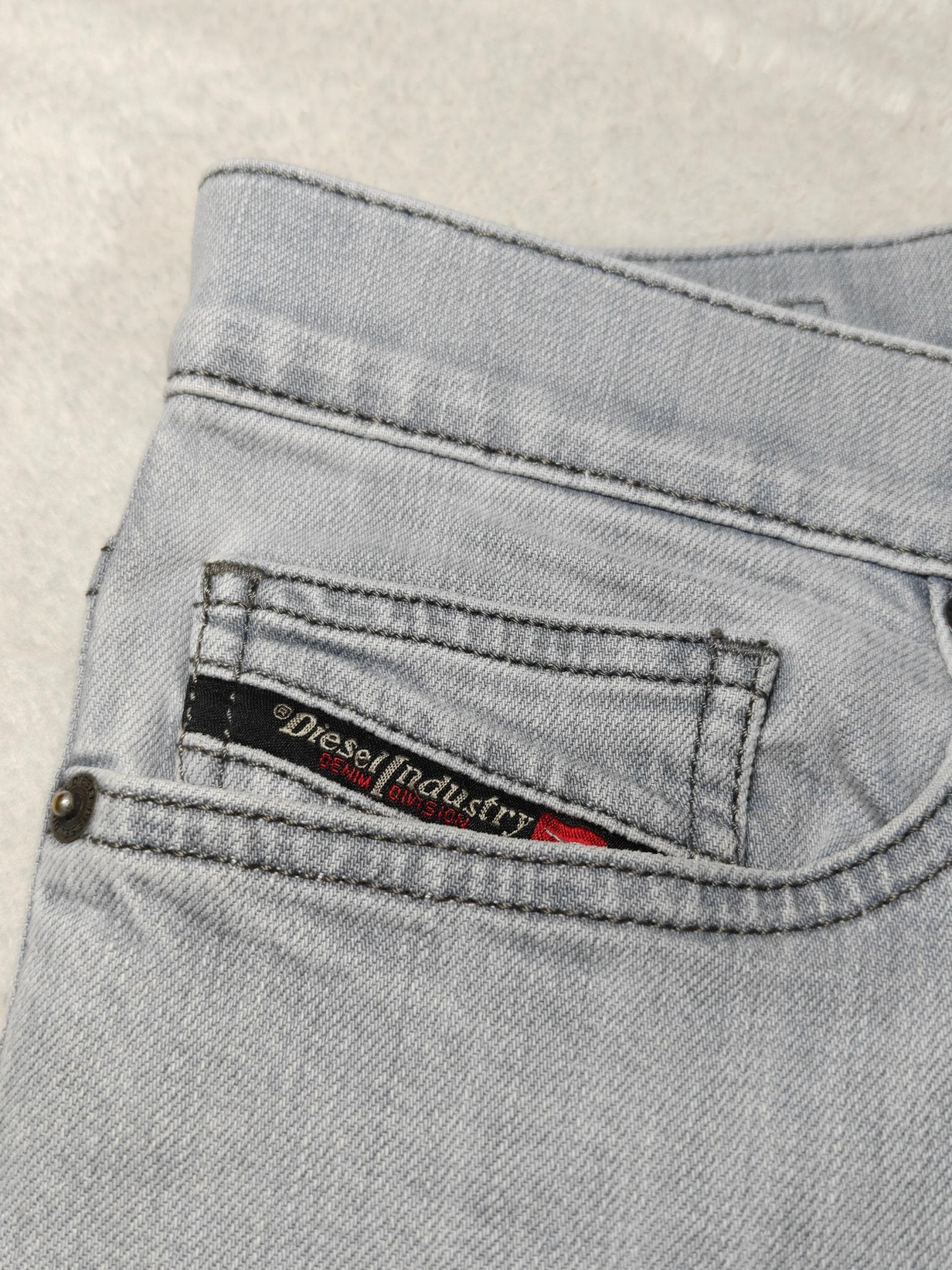 Men Diesel D - Luster Grey Wash 0095K Slim W30 L30 Jeans