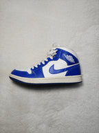 Women Air Jordan 1 Mid Hyper Royal White EU 40.5 Sneakers