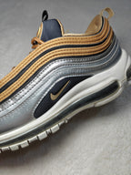 Women Nike Air Max 97 SE Metallic Gold Silver Black EU 38.5 Sneakers