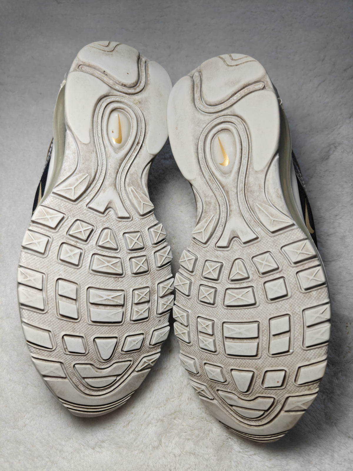 Women Nike Air Max 97 SE Metallic Gold Silver Black EU 38.5 Sneakers