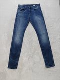Men G-Star RAW 3301 Deconstructed Light Blue Skinny W32 L36 Jeans