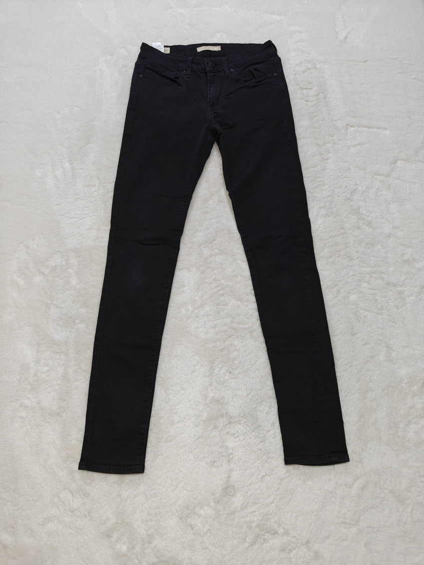Women Levi’s 711 Black Skinny W27 L32 (EU 36/S) Jeans
