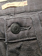 Women Levi’s 711 Black Skinny W27 L32 (EU 36/S) Jeans