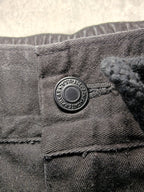 Men CAT Black Slim Cargo W34 L32 Pants