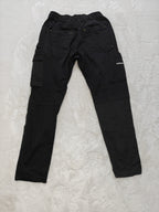 Men CAT Black Slim Cargo W34 L32 Pants