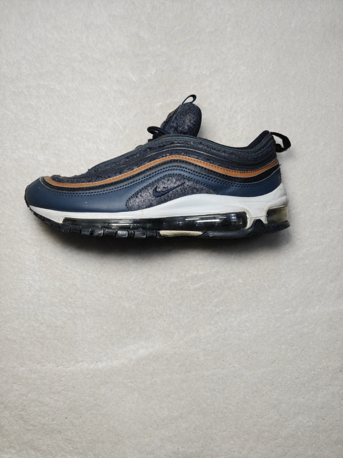 Boys Nike Air Max 97 SE GS Thunder Blue Dark Obsidian EU 37.5 Sneakers