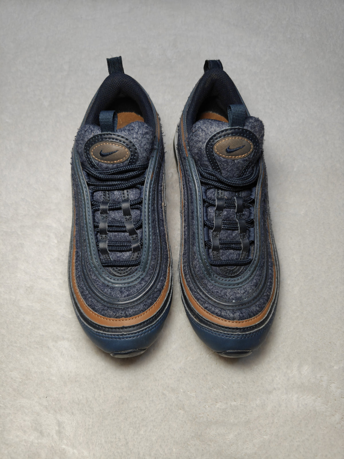 Boys Nike Air Max 97 SE GS Thunder Blue Dark Obsidian EU 37.5 Sneakers
