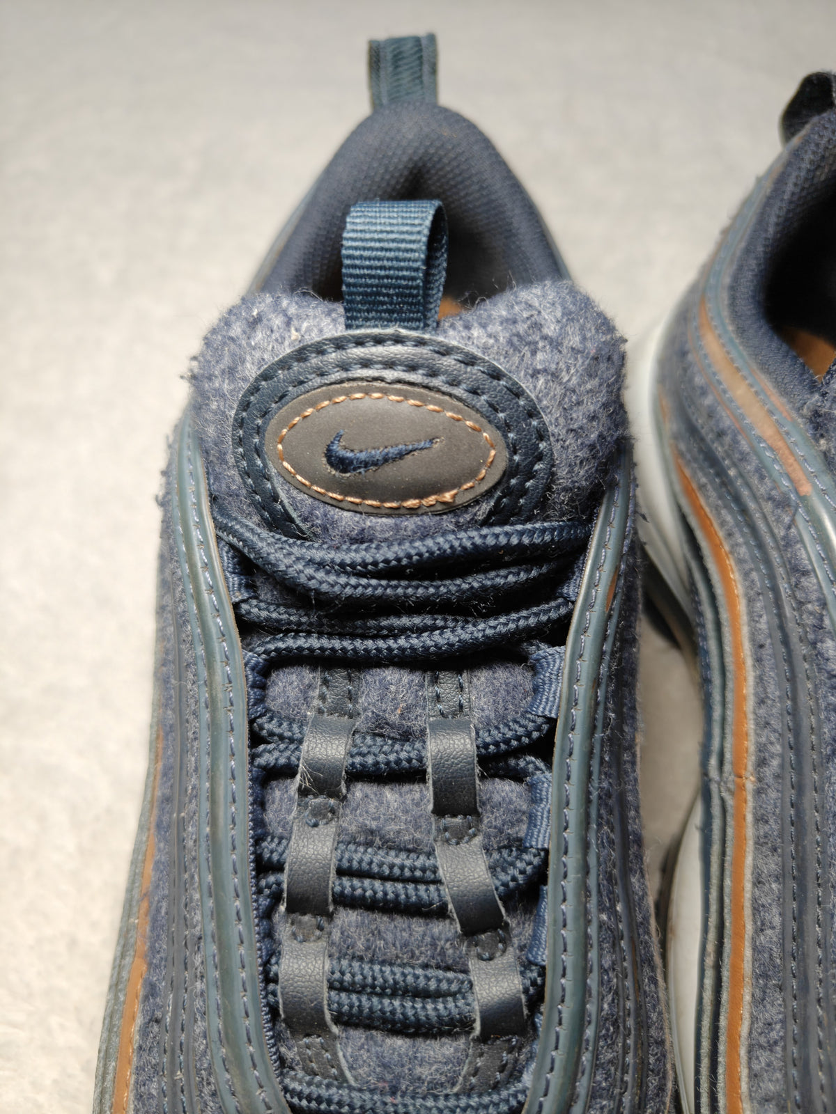 Boys Nike Air Max 97 SE GS Thunder Blue Dark Obsidian EU 37.5 Sneakers