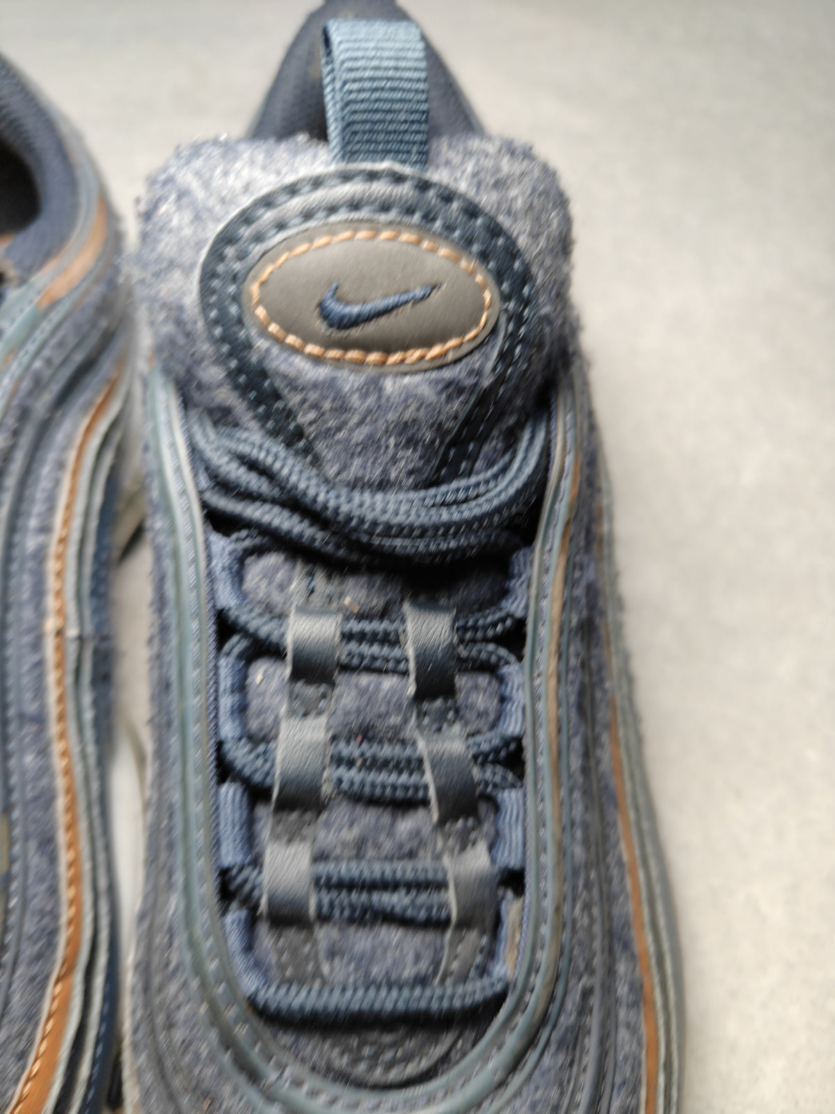 Boys Nike Air Max 97 SE GS Thunder Blue Dark Obsidian EU 37.5 Sneakers