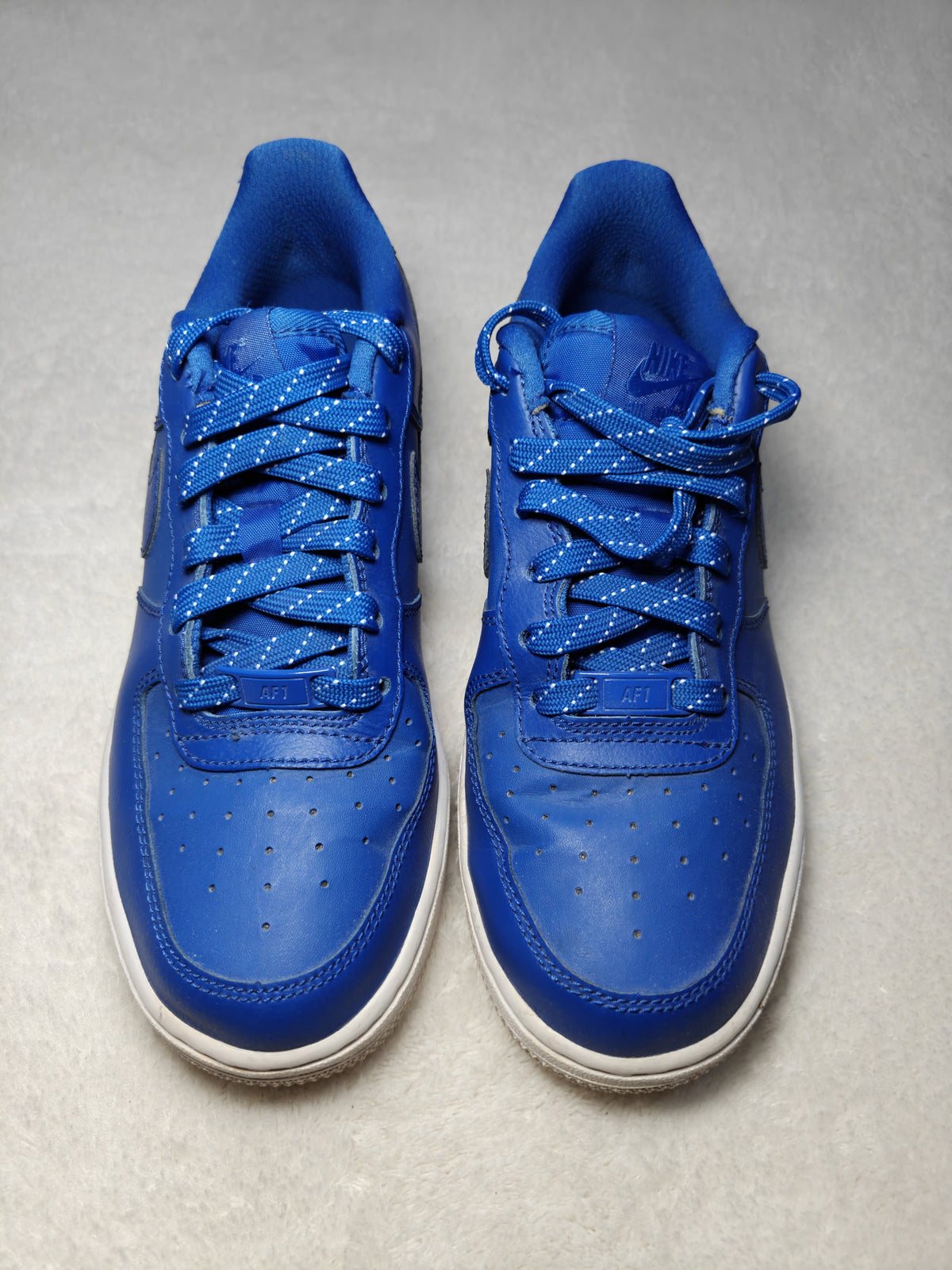 Boys Nike Air Force 1 Low GS Royal Blue White EU 38 Sneakers