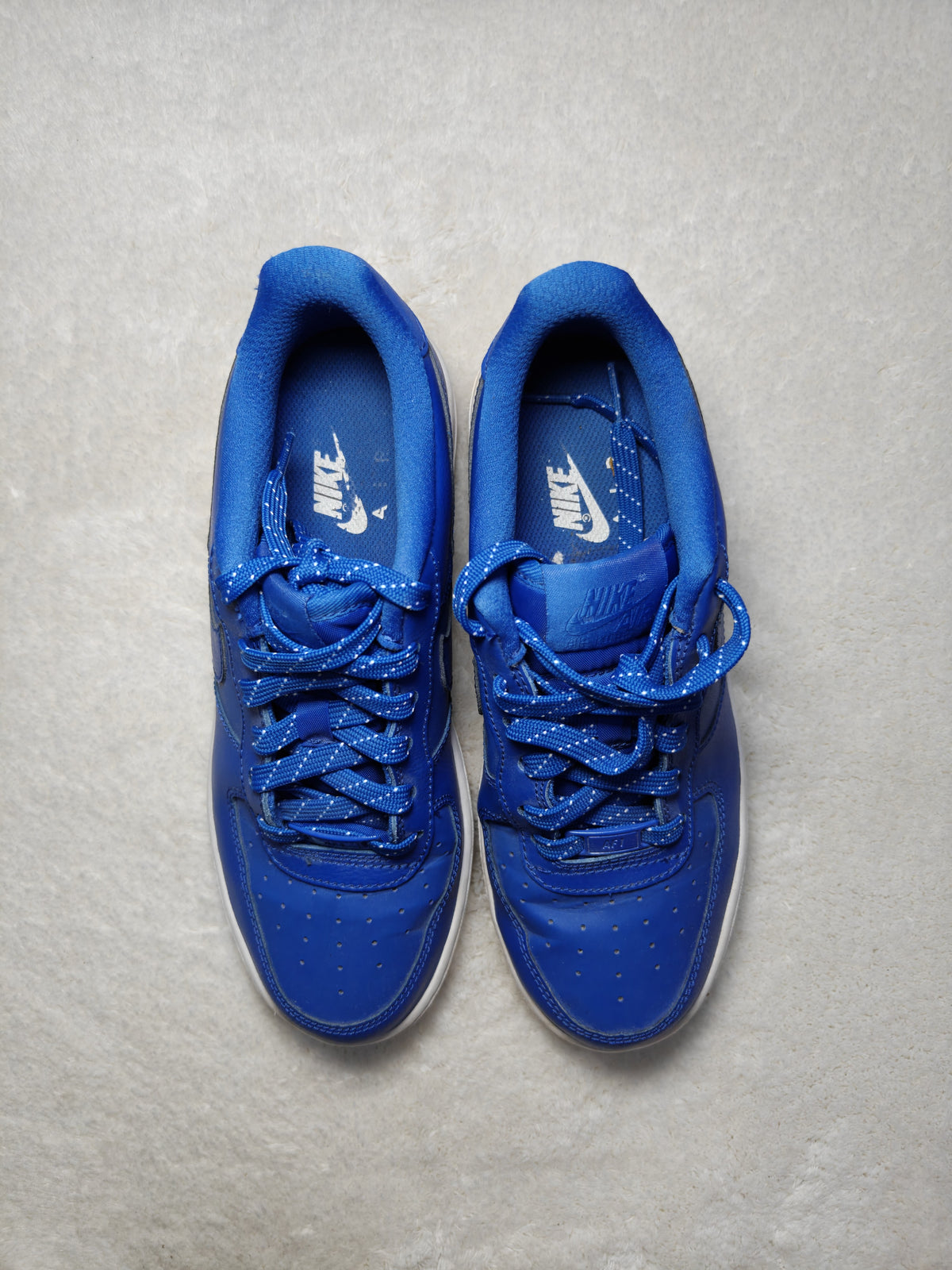 Boys Nike Air Force 1 Low GS Royal Blue White EU 38 Sneakers