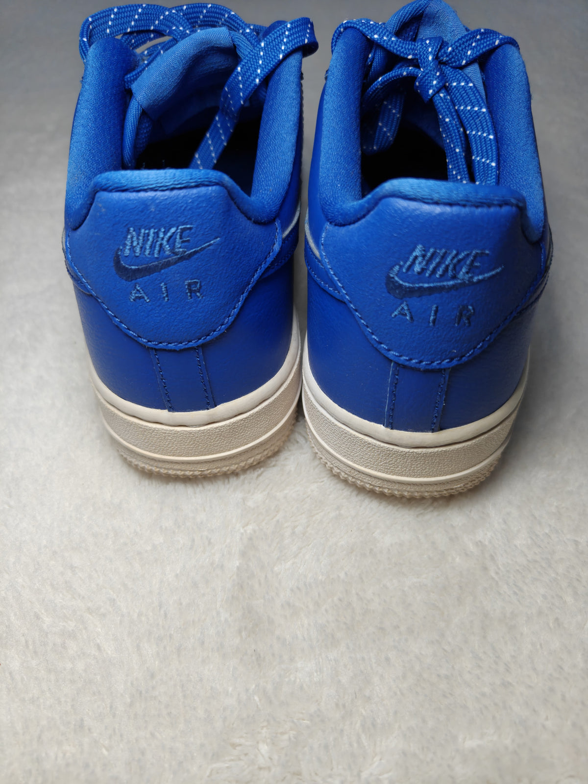 Boys Nike Air Force 1 Low GS Royal Blue White EU 38 Sneakers