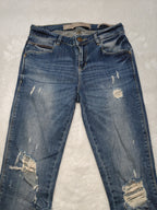 Women Guess Curve X Blue Distressed Skinny W24 L31 (EU 34/XS) Jeans