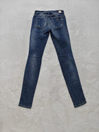 Women Guess Curve X Blue Distressed Skinny W24 L31 (EU 34/XS) Jeans