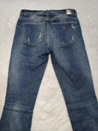 Women Guess Curve X Blue Distressed Skinny W24 L31 (EU 34/XS) Jeans