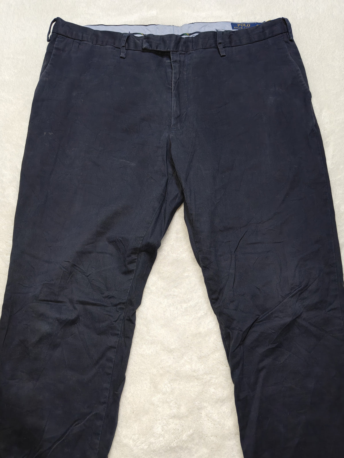 Men Polo Ralph Lauren Slim Stretch Dark Blue W38 L32 Pants