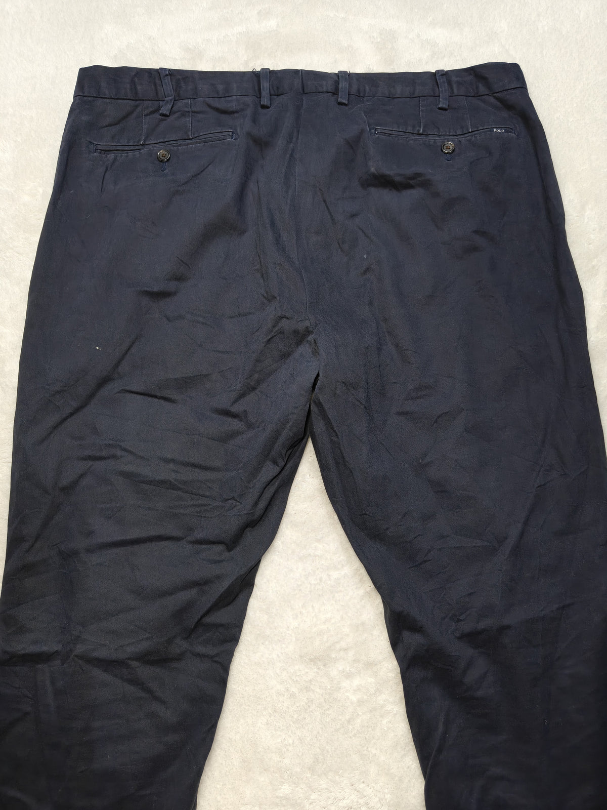 Men Polo Ralph Lauren Slim Stretch Dark Blue W38 L32 Pants