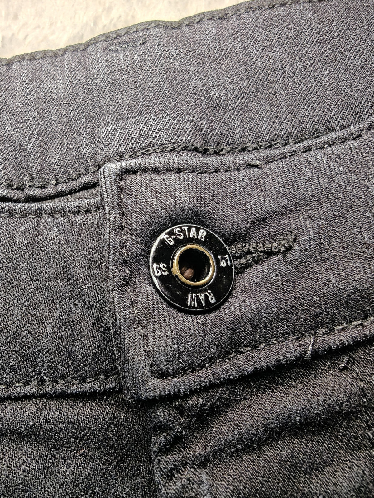 Men G-Star RAW 3301 Slim Black W33 L32 Jeans