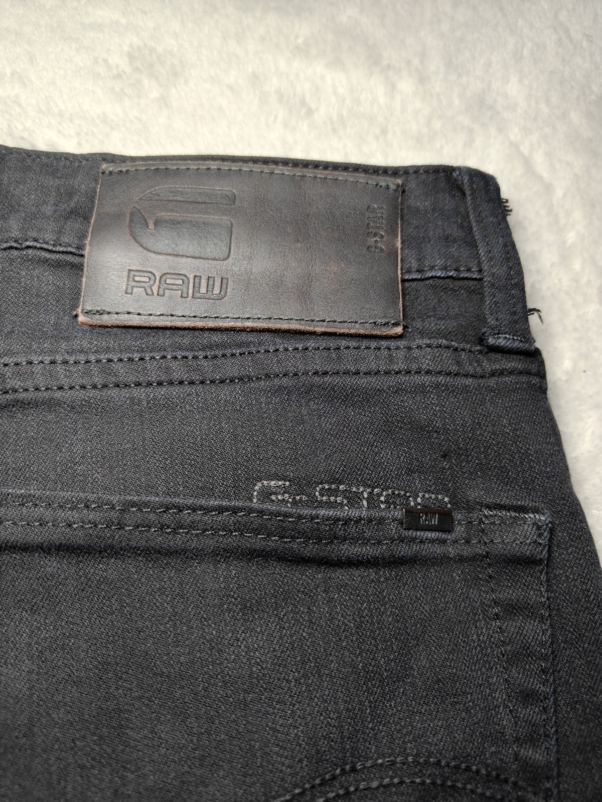 Men G-Star RAW 3301 Slim Black W33 L32 Jeans