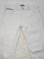 Men Tommy Hilfiger Denton White Straight W38 L32 Jeans