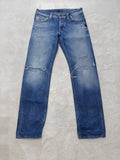 Men G-Star RAW Attacc Blue Straight W30 L32 Distressed Jeans