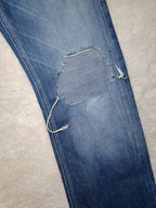 Men G-Star RAW Attacc Blue Straight W30 L32 Distressed Jeans