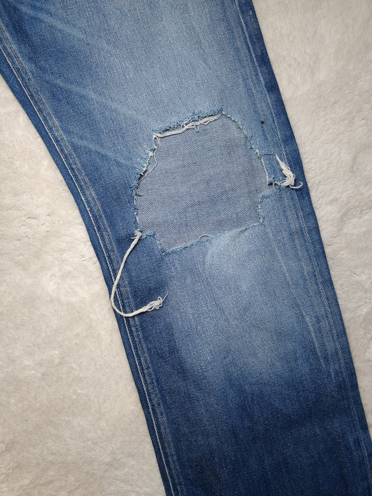 Men G-Star RAW Attacc Blue Straight W30 L32 Distressed Jeans