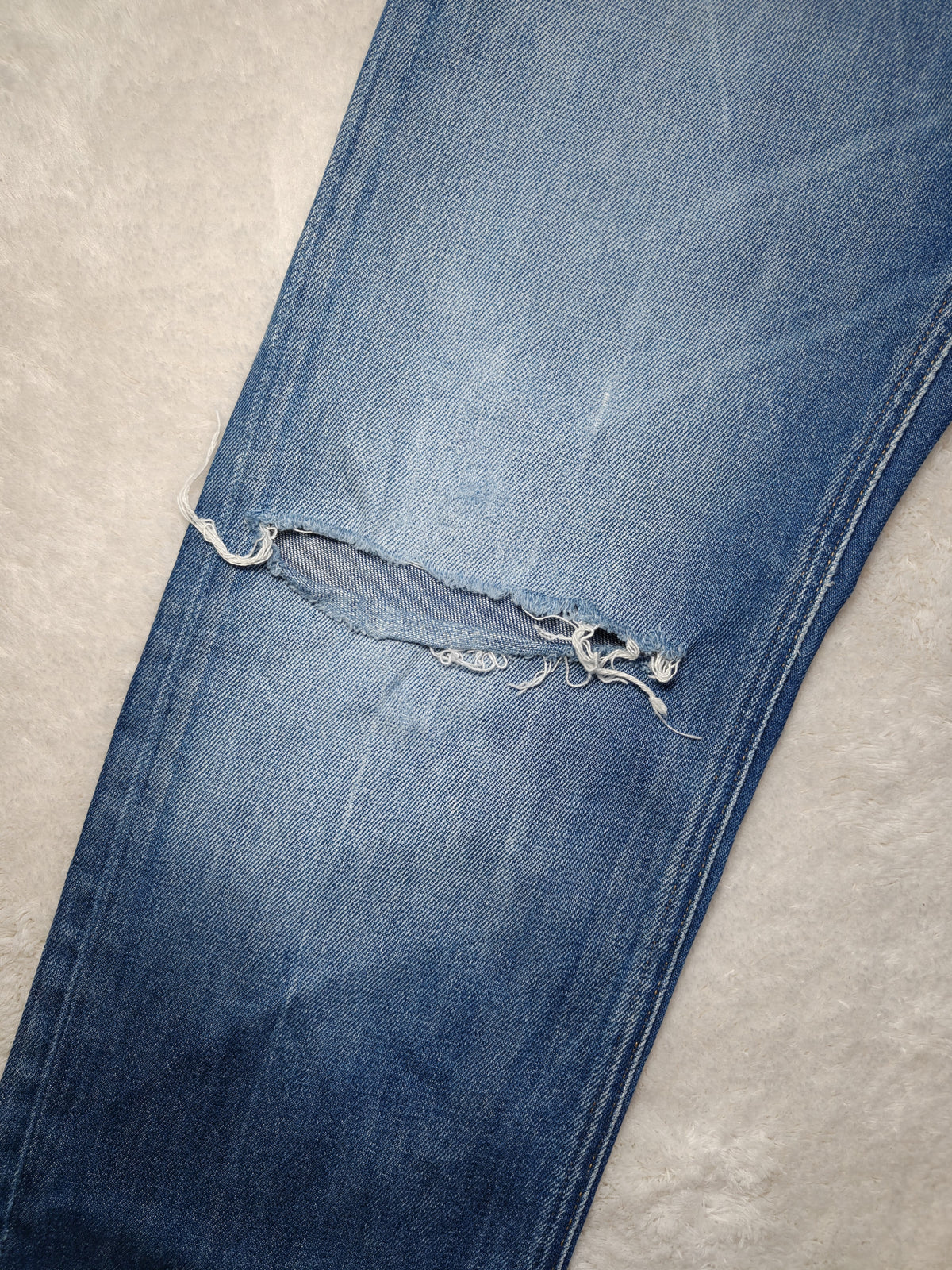 Men G-Star RAW Attacc Blue Straight W30 L32 Distressed Jeans