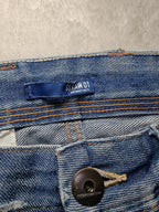 Men G-Star RAW Attacc Blue Straight W30 L32 Distressed Jeans