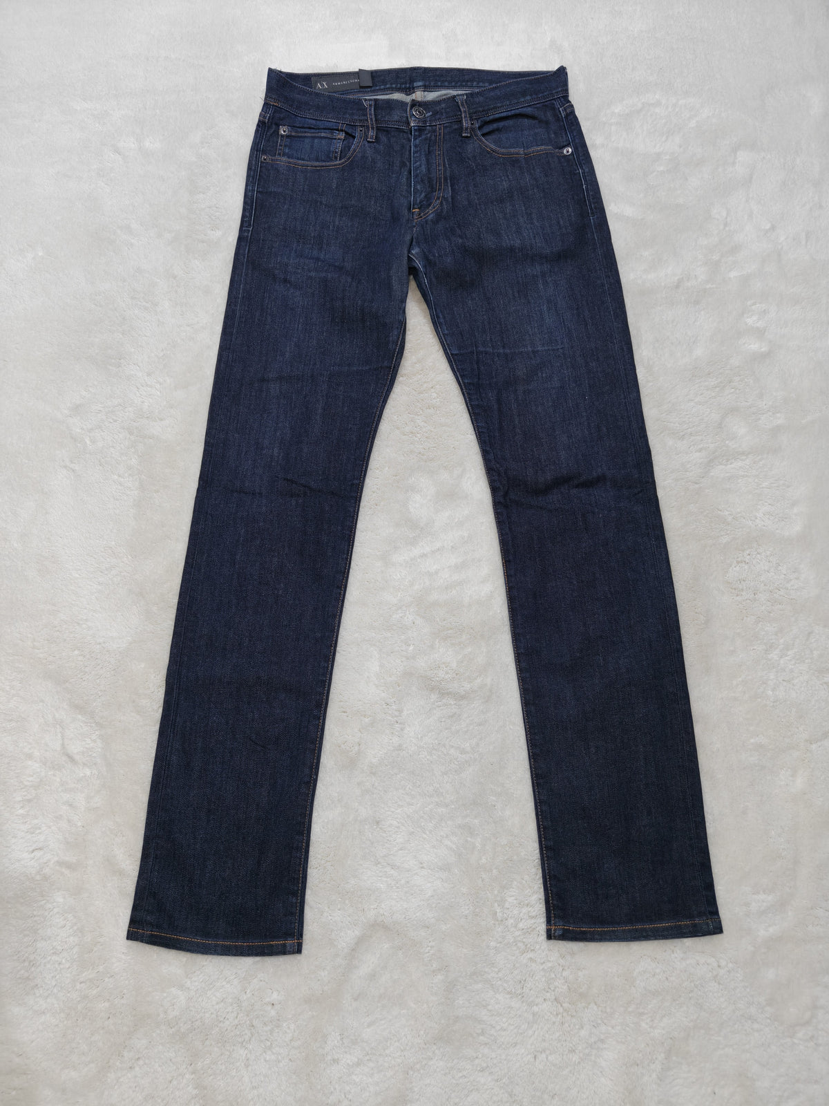 Men Armani Exchange J130 Dark Blue Skinny W31 L32 Jeans