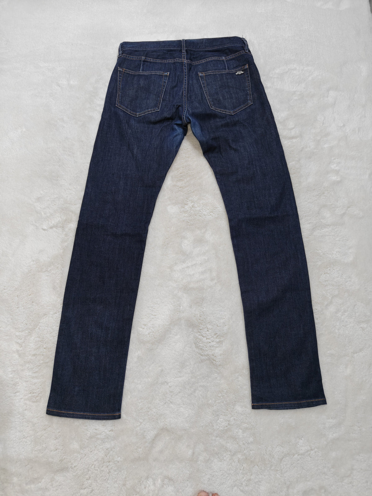 Men Armani Exchange J130 Dark Blue Skinny W31 L32 Jeans