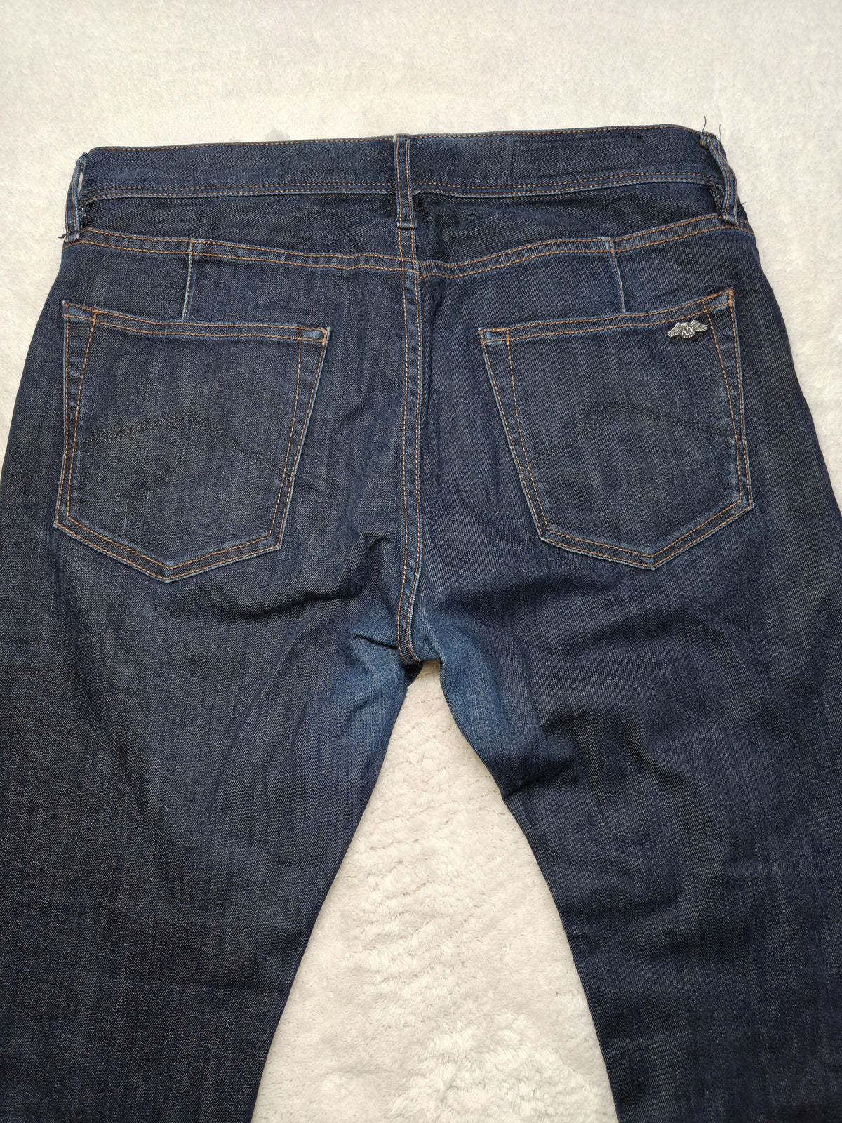 Men Armani Exchange J130 Dark Blue Skinny W31 L32 Jeans