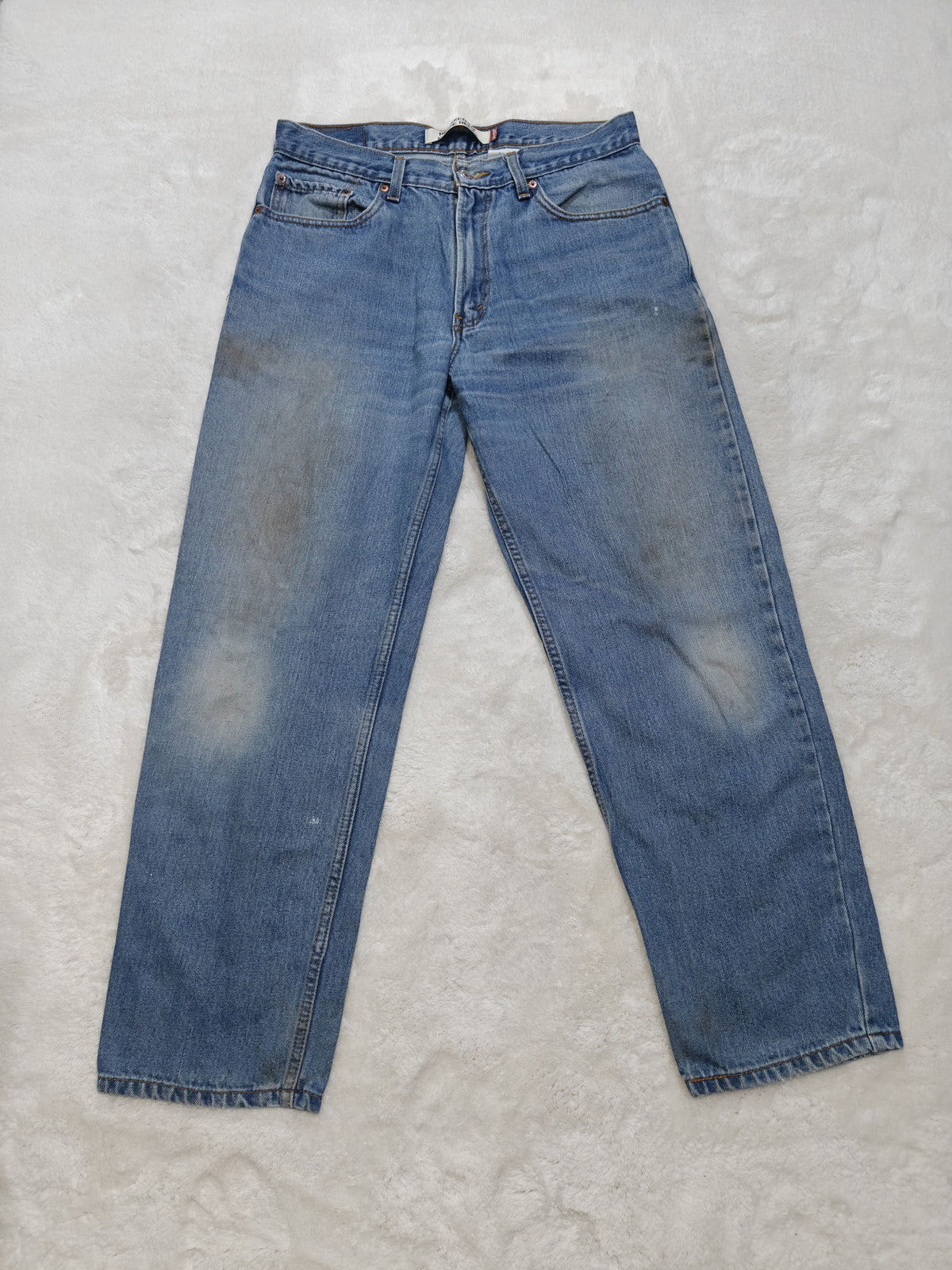 Men Levi’s 550 Blue Relaxed Tapered W34 L32 Jeans